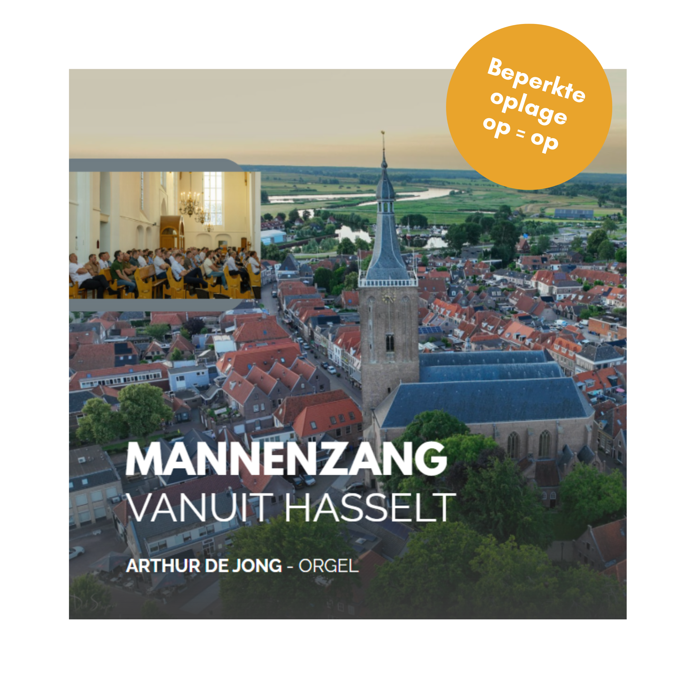 Mannenzang in Hasselt met Arthur de Jong