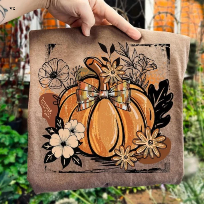 Floral Coquette Pumpkin