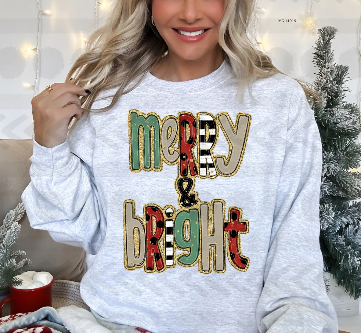 Merry and Bright - Gold Lined