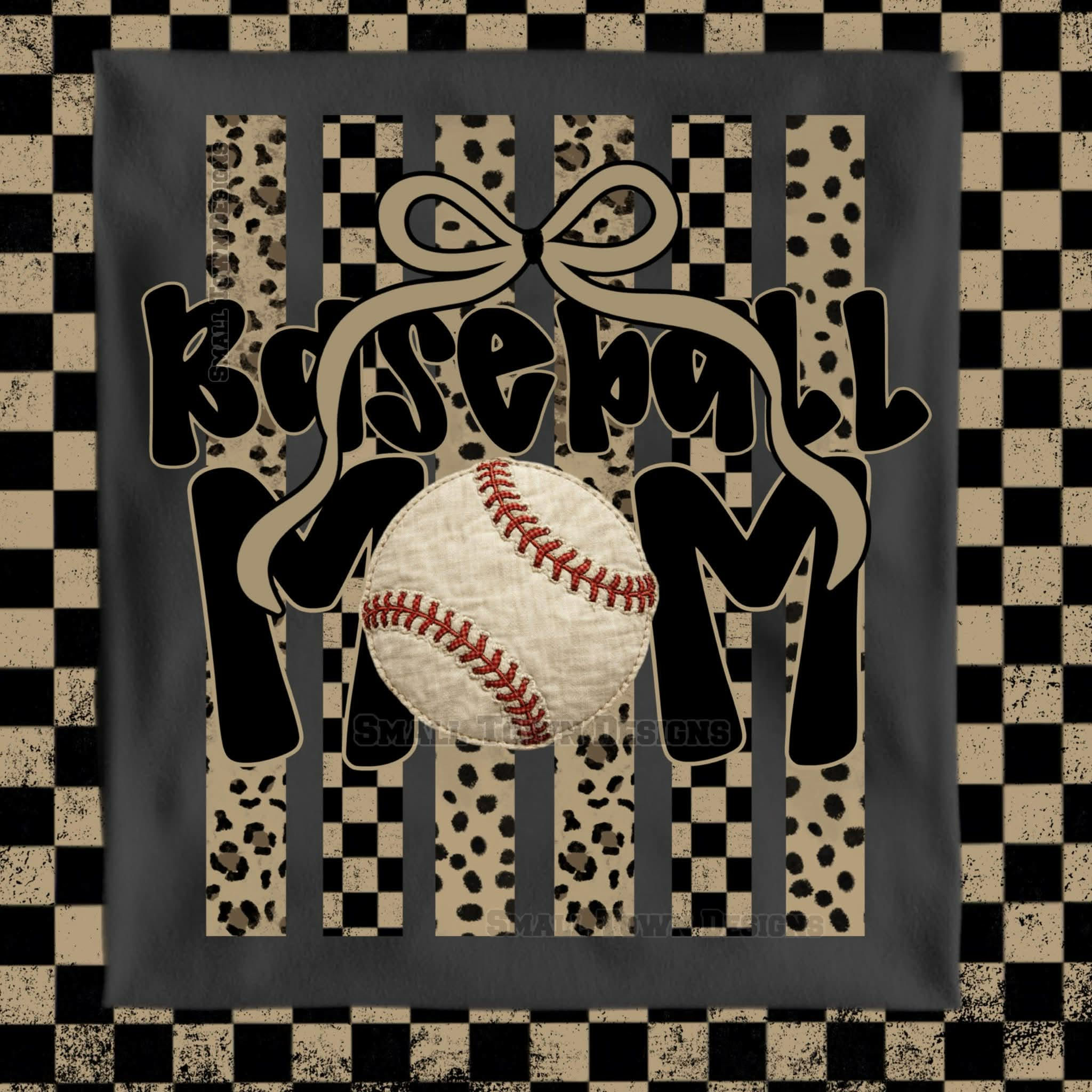 Baseball Mom - Leopard