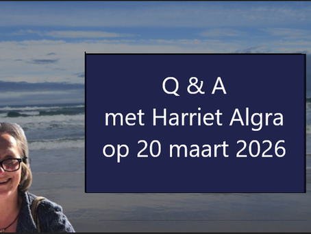 Q & A met Harriet Algra op 20 maart 2026