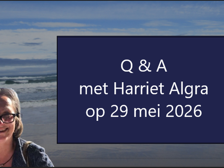 Q & A met Harriet Algra op 29 mei 2026