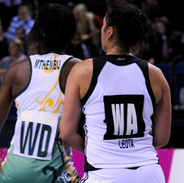 Liana Leota playing FastNet netball for New Zealand