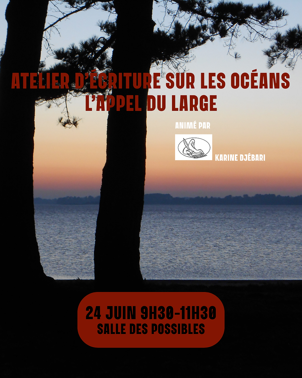 Atelier d'écriture sur les océans : l'appel du large