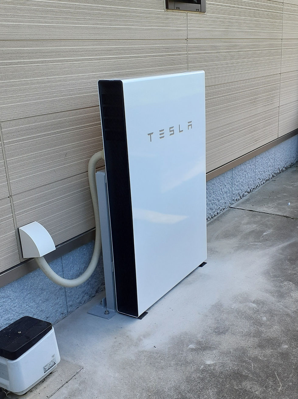 TESLA POWERWALLを設置した浜通りのお宅