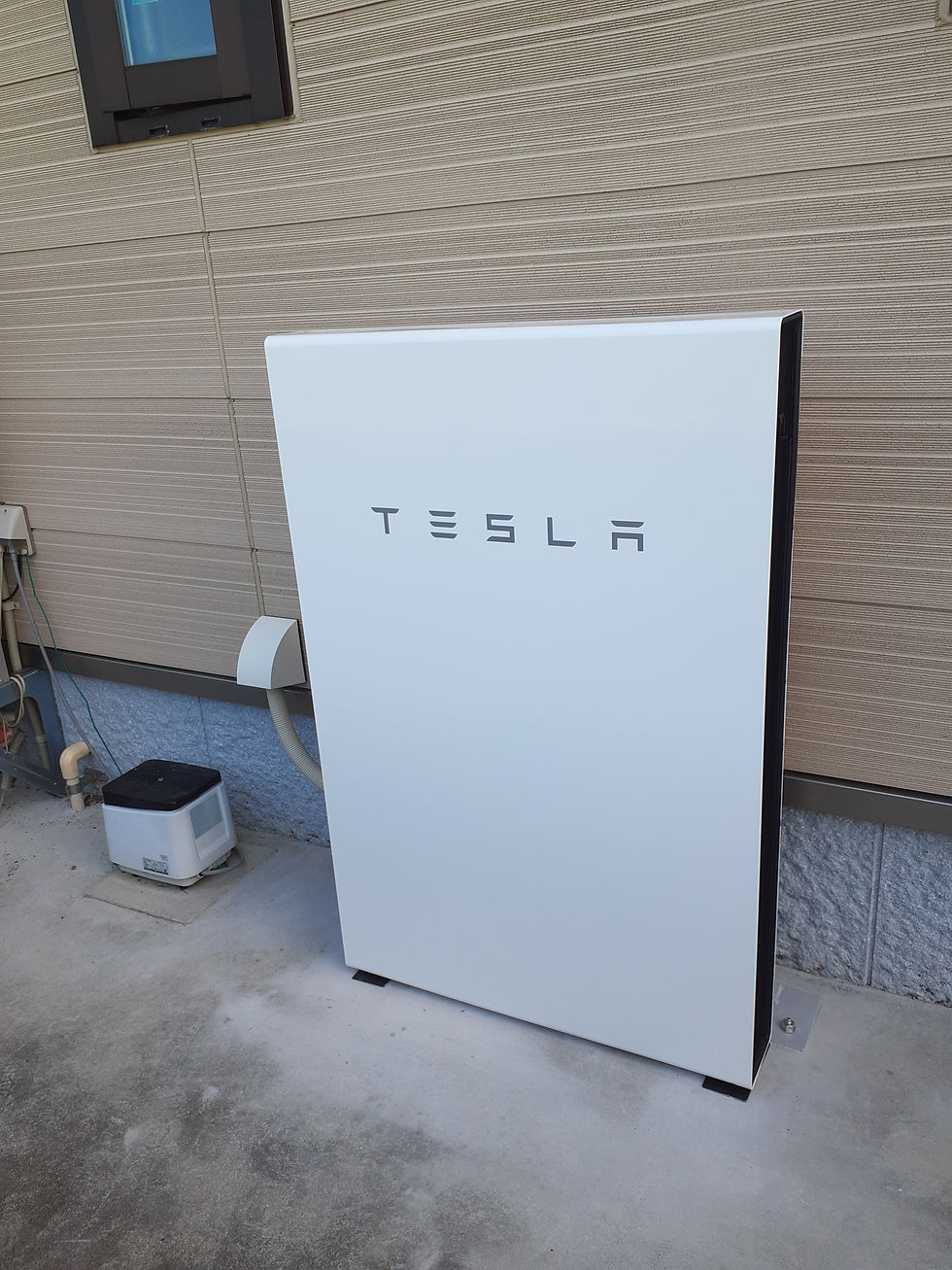 TESLA POWERWALLを設置した浜通りのお宅