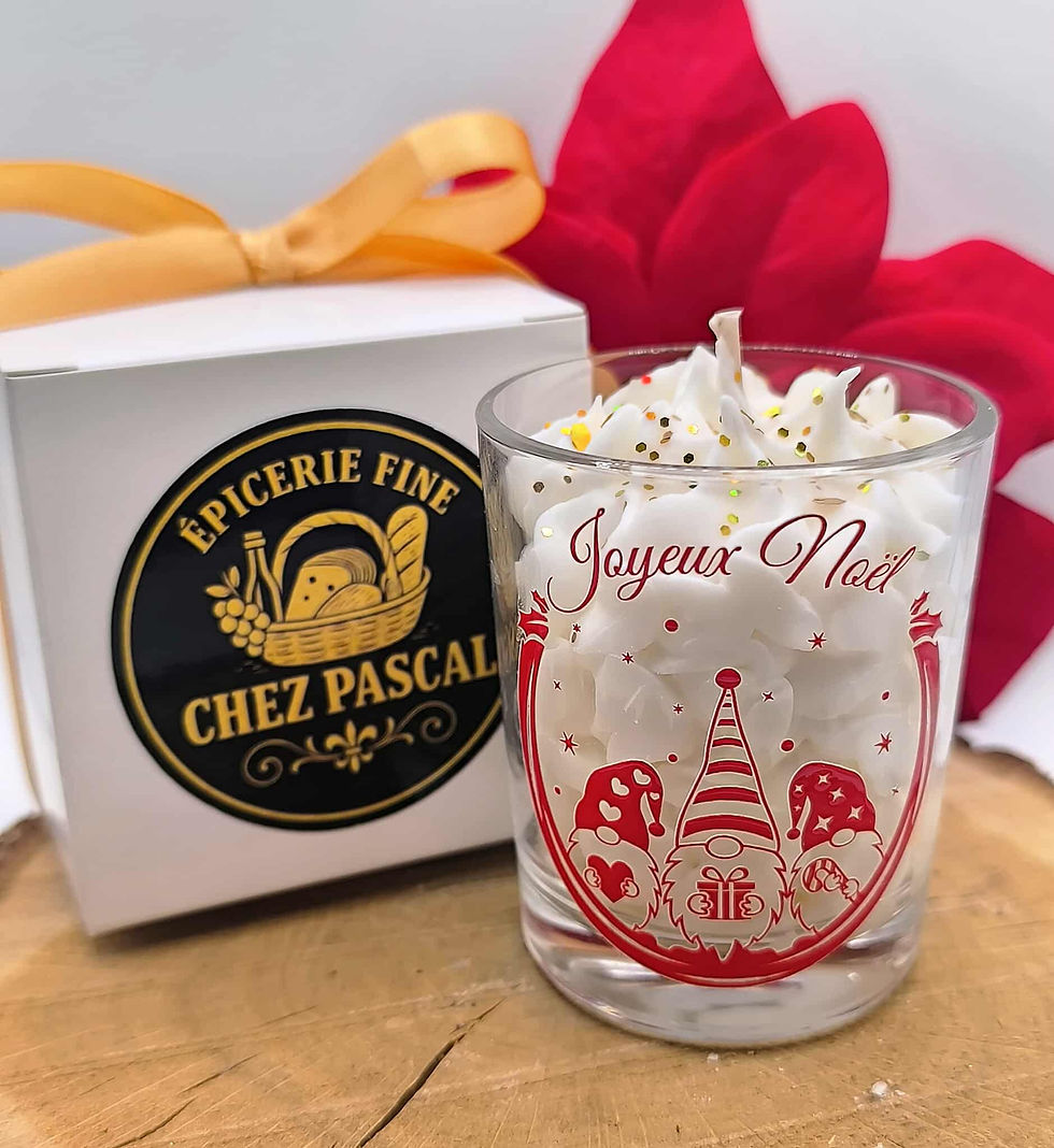 Bougies de Noël - Chantilly de Noël.