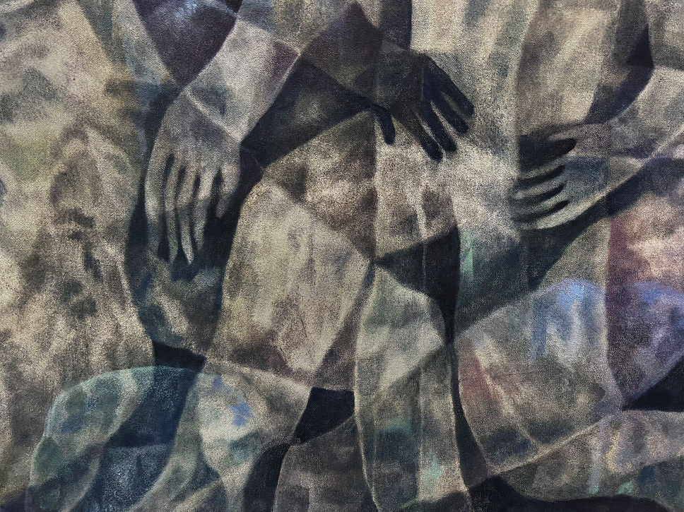 oil painting on canvas olivia springberg artist contemporary sculpture woodworking Contemporary emerging artist cubism cubist custom handmade canvas jewish art judaica mysticism dreams kabbalah dream theory abstract geometric colorful