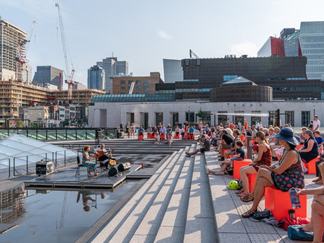 DUO Templier/Larenas à la Place des Arts, crédit photo: Vanessa Fortin