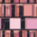 black, re-orange, & blush pink gradient with shelved books.jpg