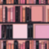 black, re-orange, & blush pink gradient with shelved books.jpg