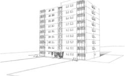 Tower Block 3D Sketch