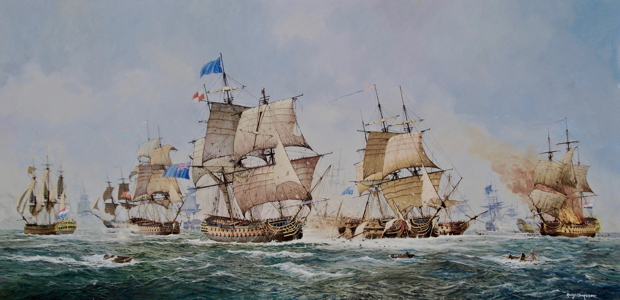 RONNY MOORTGAT | The Battle of Camperdown 1797