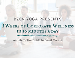 3 weeks cororate wellness