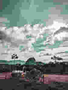 El Peñón of Guatapé in the distance.