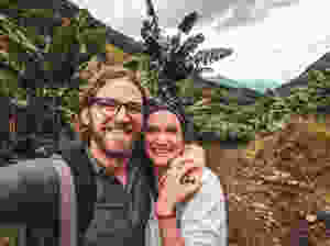 Hiking in Jardin, Colombia.