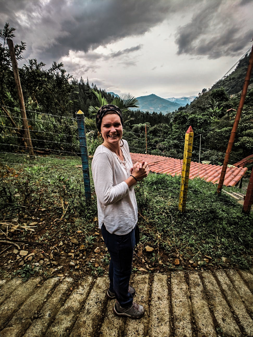 Hiking in Jardin, Colombia.