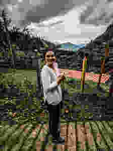 Hiking in Jardin, Colombia.