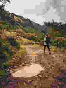 Hiking in Jardin, Colombia.