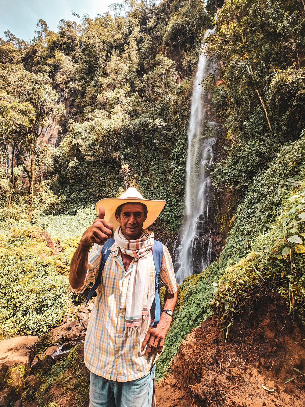 Hiking guide in Jardin, Colombia.