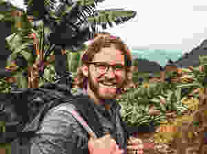 Hiking in Jardin, Colombia.