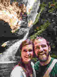 Exploring waterfalls in Jardin, Colombia.