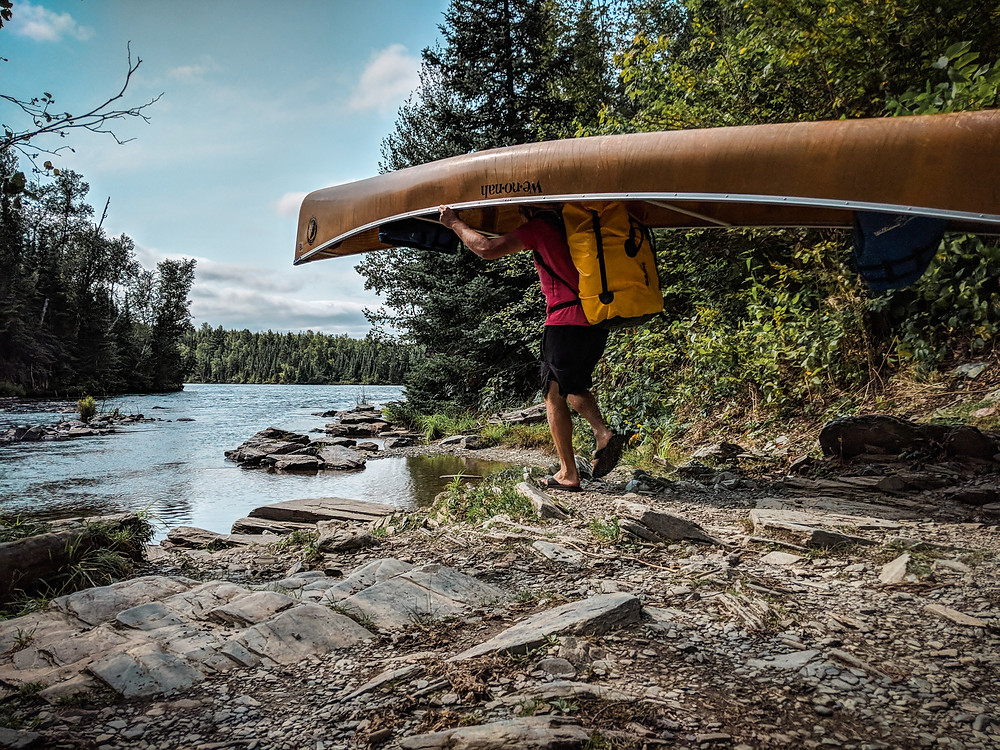 I didn't know you had to portage when you traveled in the Boundary Waters.
