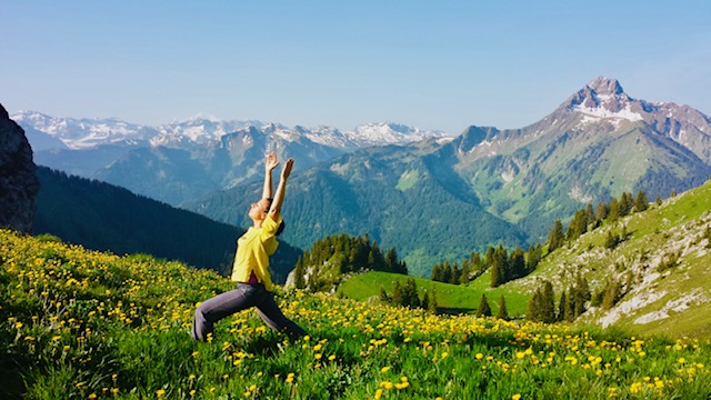 Yoga au Sommet