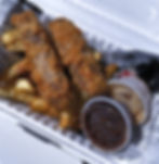 Battered Sausage and Chips