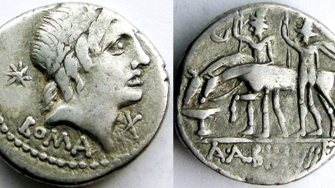 Dioscuri, Rome Mint 96 BC
