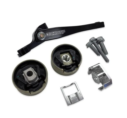 Image of 034 Motorsport Billet Dogbone Mount (+ Pucks) Audi A3 8V/VW Golf 7/8 R 7-Speed
