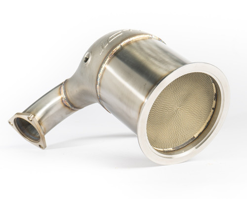 Image of CTS Turbo High Flow Cat Downpipe AUDI S4/S5 B9 V6T 3.0T (EA839)