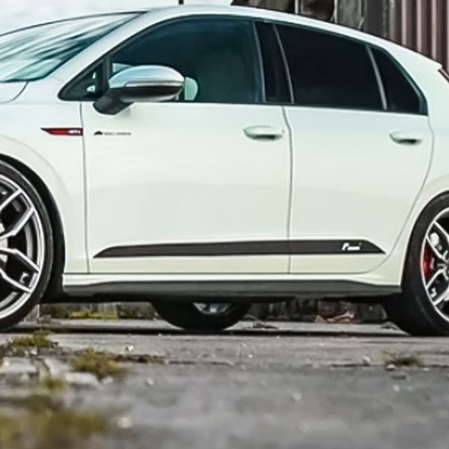 Image of Racingline Door Decals Silver or Black (Audi A1, S3,  Ibiza, Octavia, Golf 6/7)