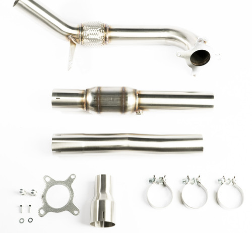 Image of CTS Turbo High Flow Cat Downpipe AUDI A3/S3 8P, VW Golf 6R