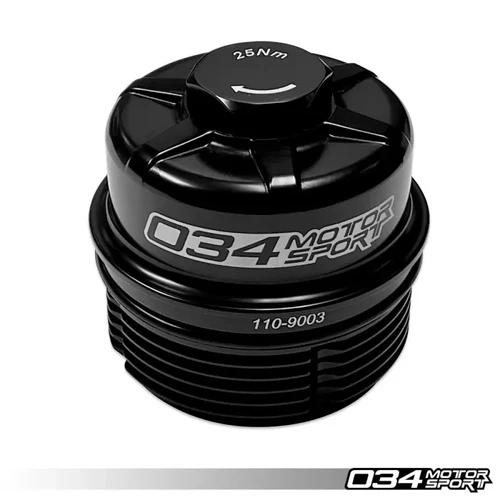 Image of 034 Motorsport Billet Oil Filter Housing, EA839 V6 Engines (2.9T/3.0T)