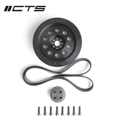 Image of CTS Turbo Dual Pulley Kit BOLT ON Audi S4 S5 SQ5 B8 / A6 A7 C7 3.0T V6