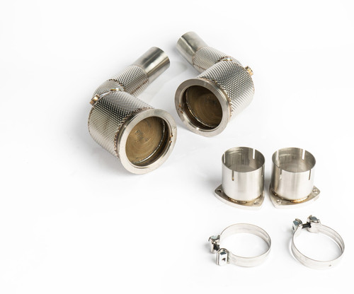 Image of CTS Turbo High Flow Cat Downpipe AUDI RS6/RS7 C8