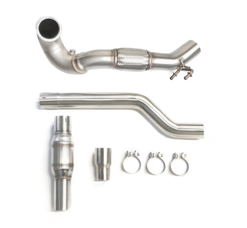 Image of CTS Turbo High Flow Cat Downpipe Audi Q3 8U/ VW Tiguan MK2 AWD 1.8T/2.0T