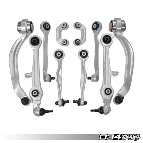 Image of 034 Motorsport Control Arm Kit, Density Line Audi S4/RS4 B5 & A6/S6/RS6 C5