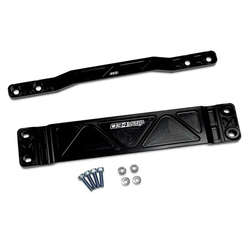 Image of 034Motorsport X-Clear Driveshaft Tunnel Brace Audi and VW FWD MQB / MQB EVO