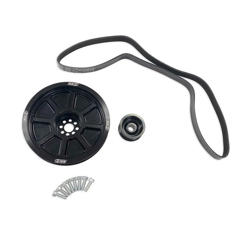 Image of 034 Motorsport Dual Pulley Hardware Kit, 190mm Audi S4, S5 B8, SQ5 8R, A6 C7