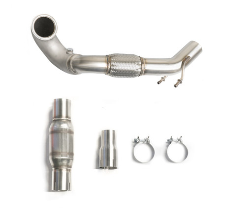 Image of CTS Turbo High Flow Cat Downpipe AUDI A3 8V, VW Golf 7 1.8TSI FWD