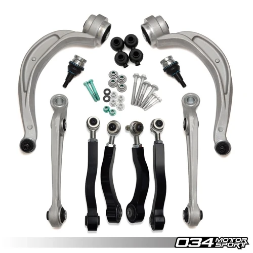 Image of 034 Motorsport Line Control Arm Kit Upper Adjustable Audi A4/S4, A5/S5/RS5 B8