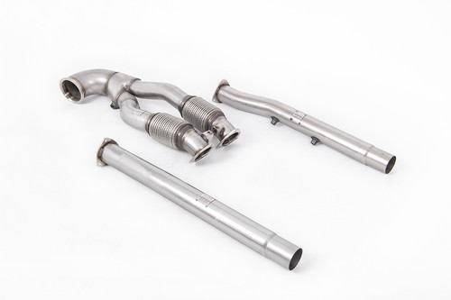 Image of Milltek Large-bore Downpipe and De-cat Audi RS3 8.5V / 8Y, TTRS 8S, RSQ3 OPF