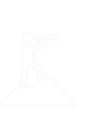 Icon representing forward-looking vision, symbolizing planning and future-oriented thinking in coaching sessions.