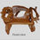 Thumbnail: Timeless Beauty, Lasting Strength Handcrafted Solid Teakwood Double Chairs, Wood