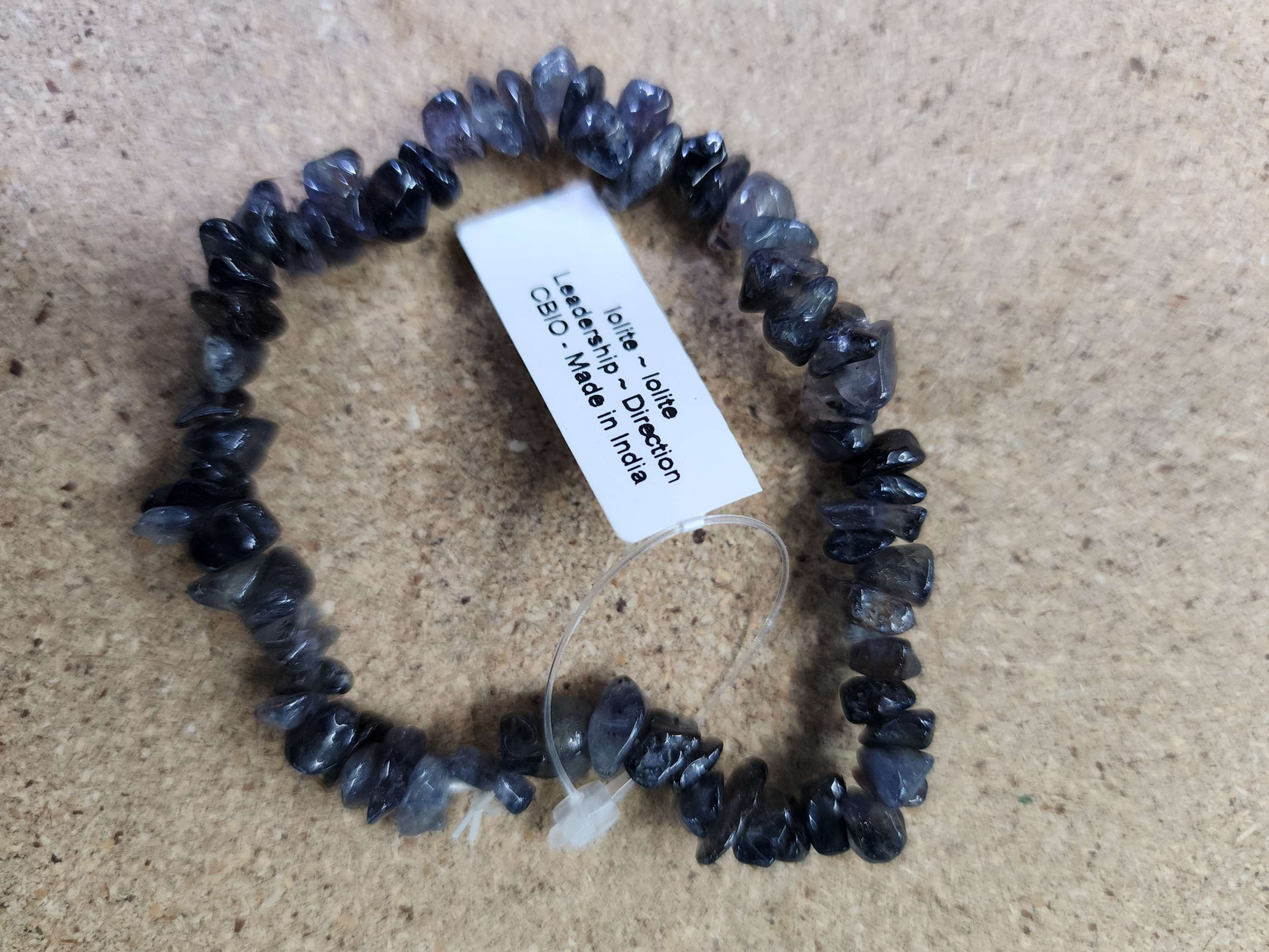 Iolite Stone Chip Bracelets 