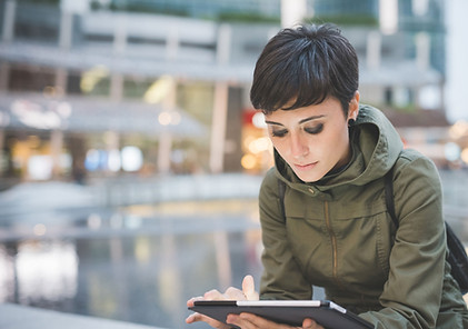 Adult on Electronic Reader
