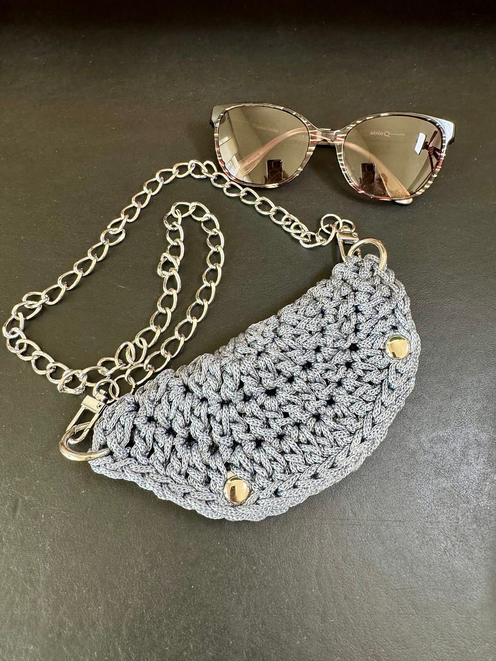 Miniaturbild: Handgemachte Tasche, perfekt für dein Handy, hochwertig + Brillenetui 