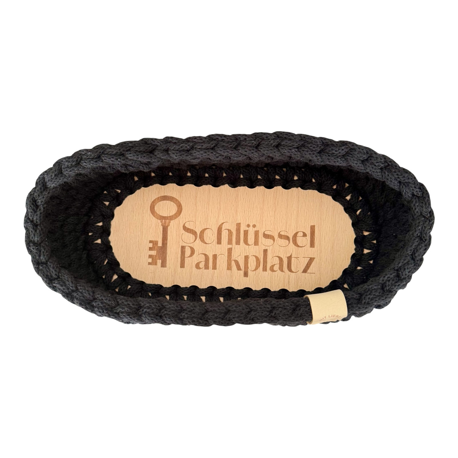Handgefertigter Korb „Schlüsselparkplatz“
